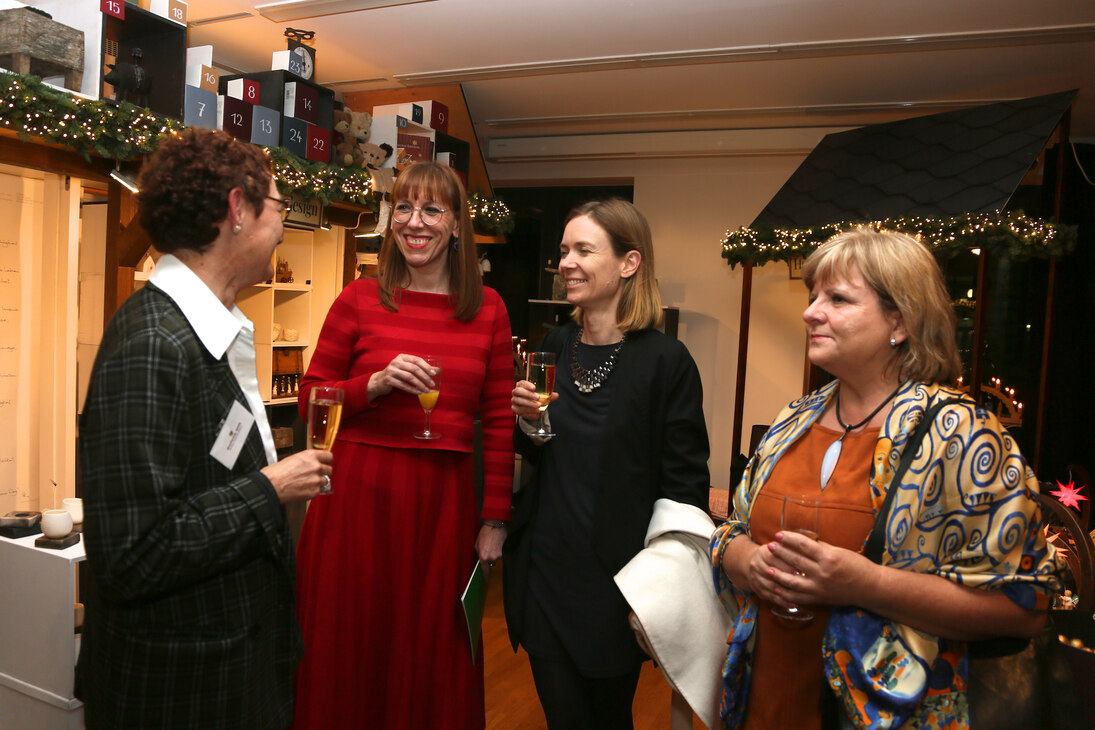 Stefanie Sifft (Leiterin Sachsen-Verbindungsbüro Brüssel), Staatsministerin Katja Meier, MdEP Anna Cavazzini, Ing. Květa Vinklátová (stv. Heijtmanka der Region Liberec) v. l. n. r.