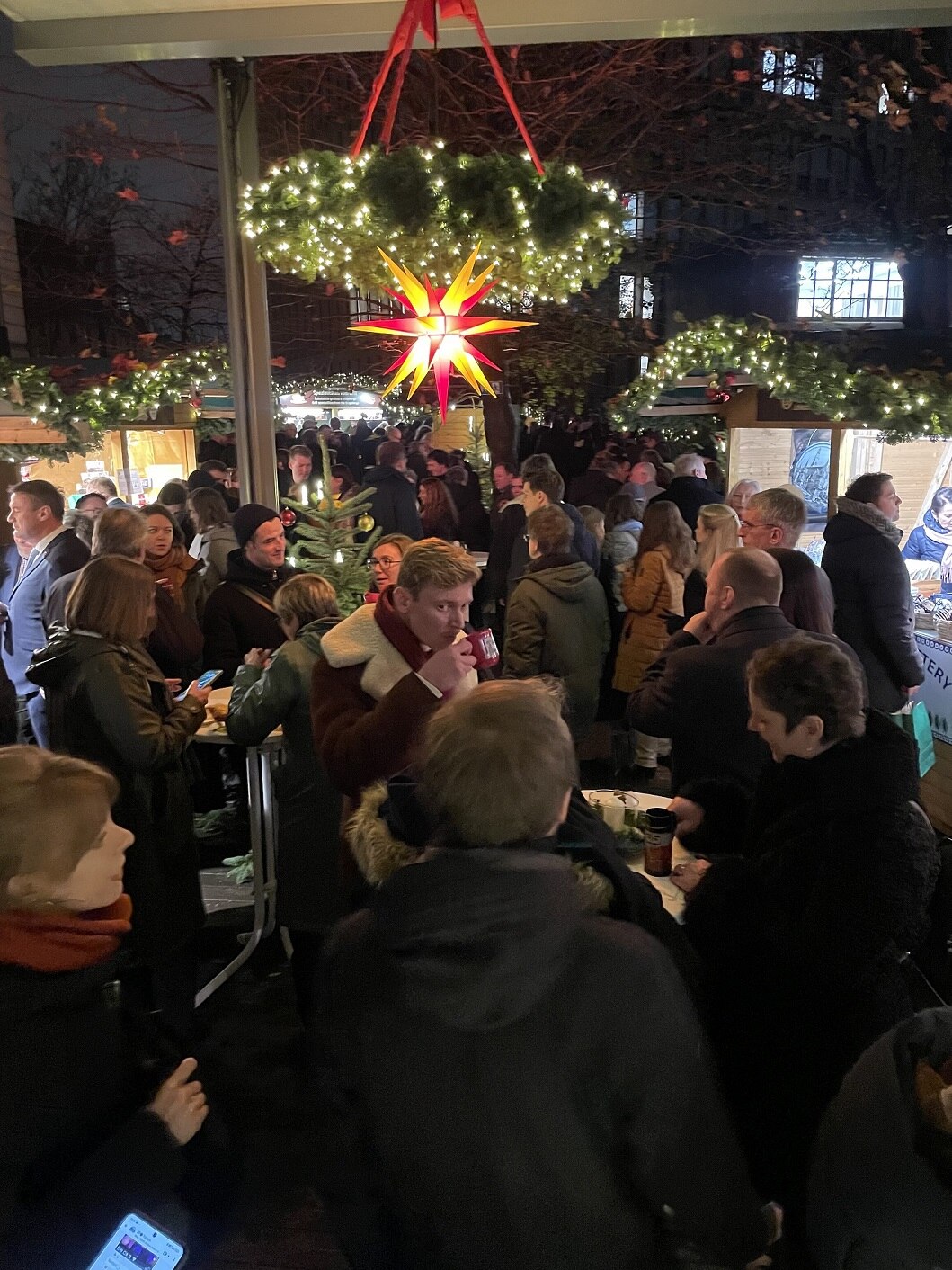 Auf dem Weihnachtsmarkt