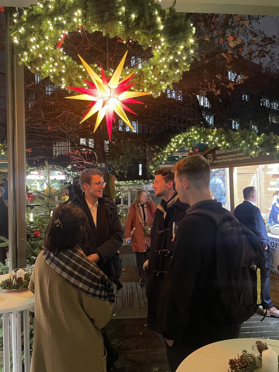 Auf dem Weihnachtsmarkt