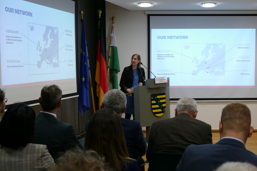 Katrin Kappenberger stellt Netzwerk vor
