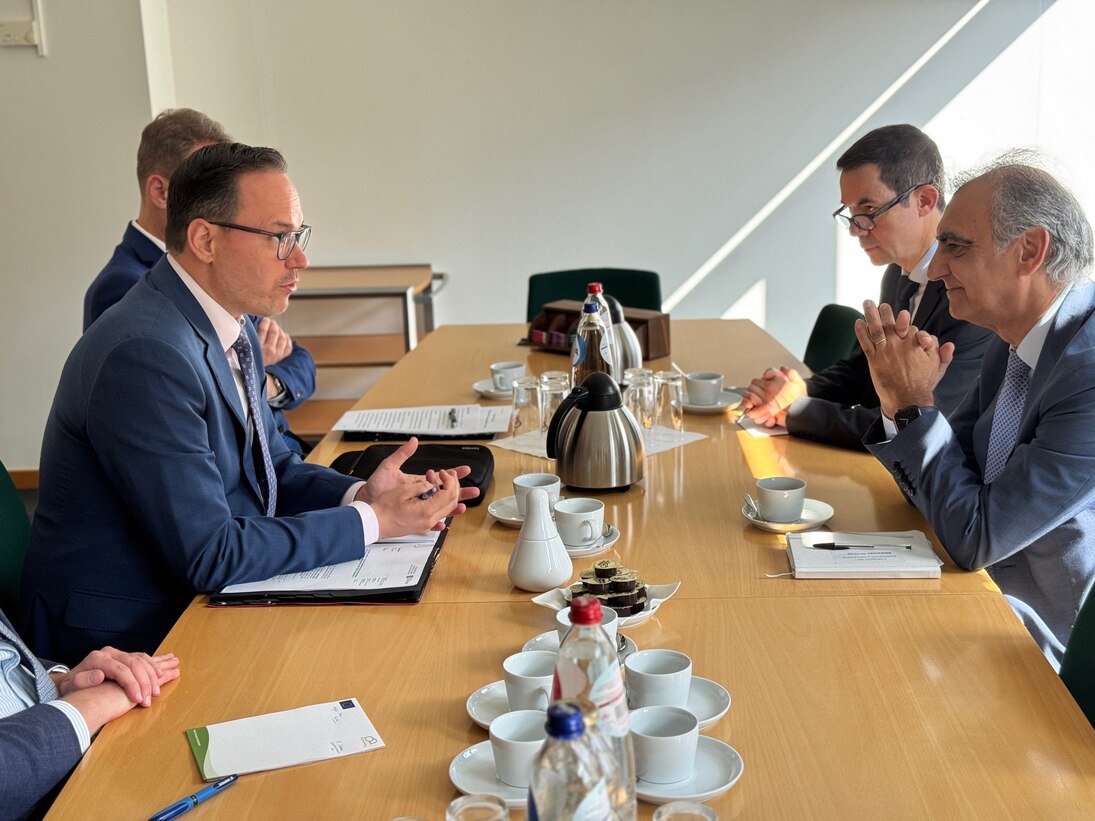 Besprechung Staatsminister Dirk Panter mit Vertretern der Europäischen Kommission